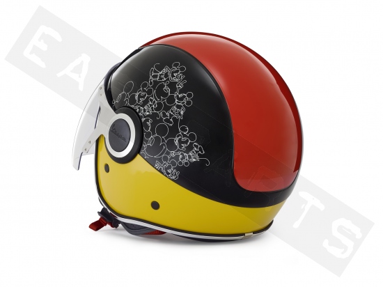 Piaggio Helm Demi Jet VESPA VJ Disney Mickey Mouse Edition By Vespa tricolore